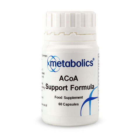 Acetyl CoA Support Formula (Pot of 60 capsules) - Metabolics