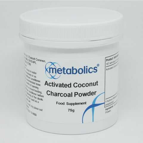 Activated Coconut Charcoal Powder - Metabolics