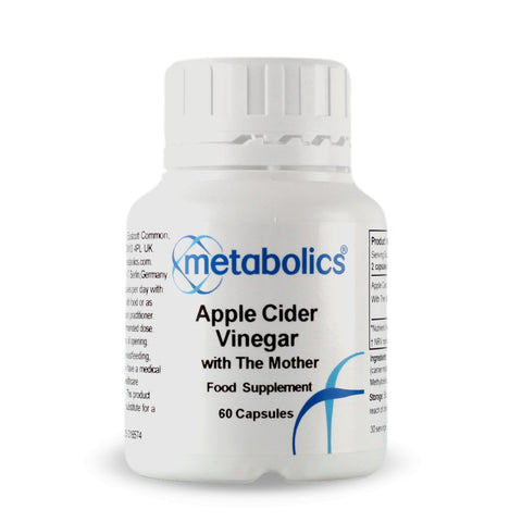 Apple Cider Vinegar with The Mother (Pot Of 60 Capsules) - Metabolics