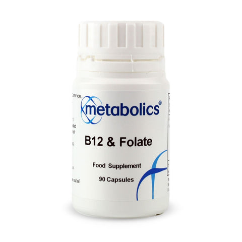 B12 and Folate (Pot Of 90 Capsules) - Metabolics