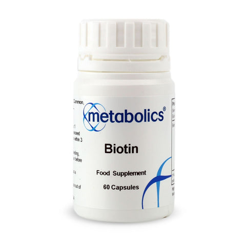 Biotin (Pot of 60 capsules) - Metabolics