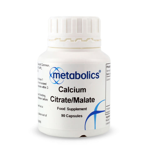 Calcium Citrate Malate (Pot of 90 capsules) - Metabolics