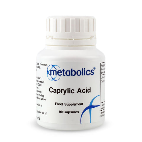 Caprylic Acid (Pot of 90 capsules) - Metabolics