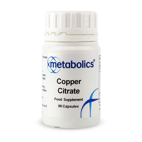 Copper Citrate (Pot Of 90 Capsules) - Metabolics