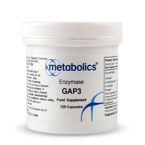 Enzymase GAP3 (Pot Of 120 Capsules) - Metabolics