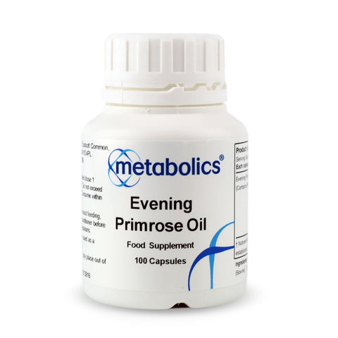 Evening Primrose Oil (Pot of 100 capsules) - Metabolics