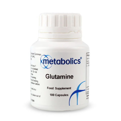 Glutamine (Pot of 100 capsules) - Metabolics