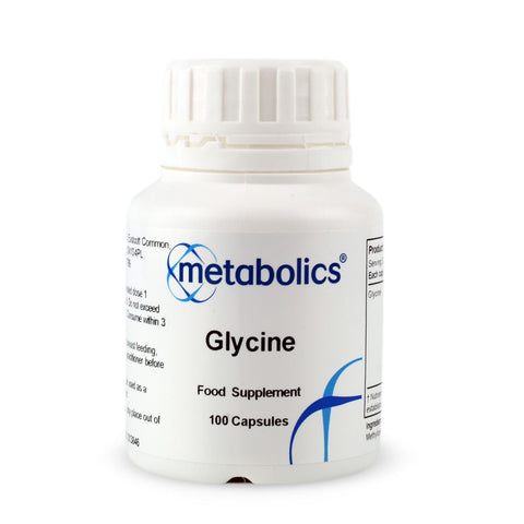 Glycine (Pot of 100 capsules) - Metabolics