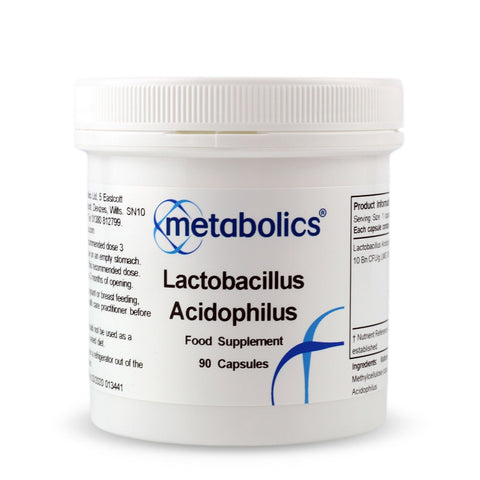 Lactobacillus Acidophilus (Pot of 90 capsules) - Metabolics