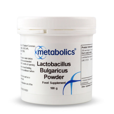 Lactobacillus Bulgaricus Powder (Pot of 100g) - Metabolics