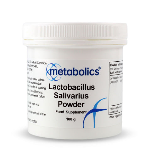 Lactobacillus Salivarius Powder (100g) - Metabolics