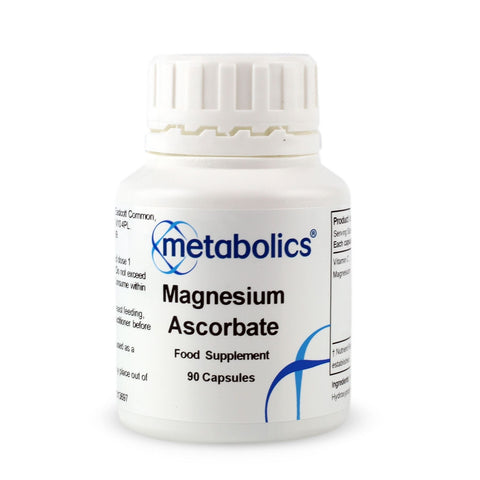 Magnesium Ascorbate (Pot of 90 capsules) - Metabolics