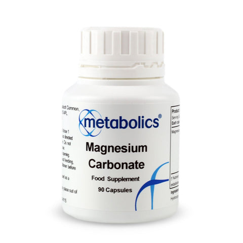 Magnesium Carbonate (Pot of 90 capsules) - Metabolics