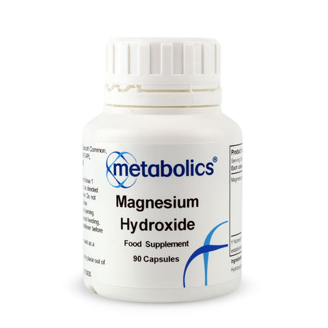 Magnesium Hydroxide (Pot of 90 capsules) - Metabolics