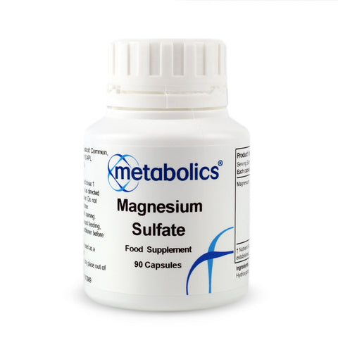 Magnesium Sulfate (Pot of 90 capsules) - Metabolics