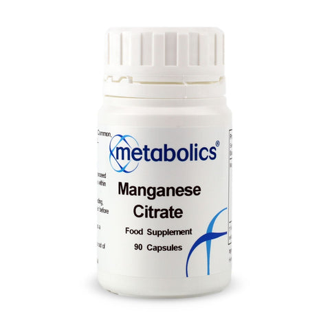 Manganese Citrate (Pot of 90 capsules) - Metabolics