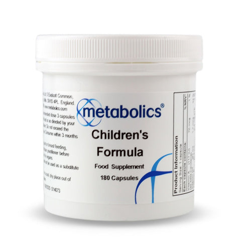 Metabolics Childrens Formula (Pot of 180 capsules) - Metabolics