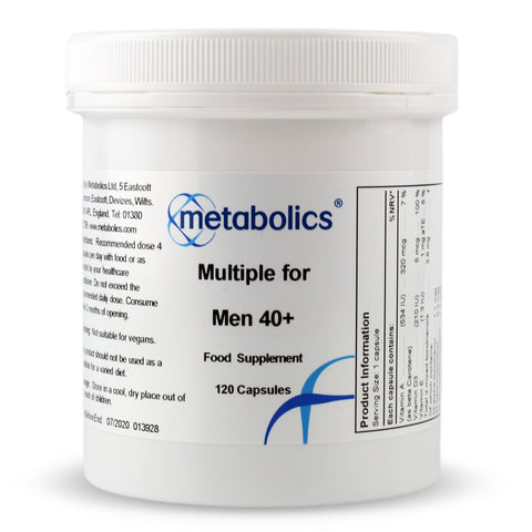 Multiple for Men 40+ (Pot Of 120 Capsules) - Metabolics