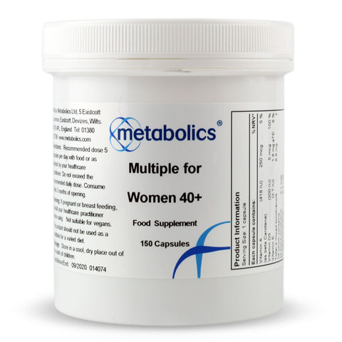 Multiple for Women 40 + (Pot Of 150 Capsules) - Metabolics