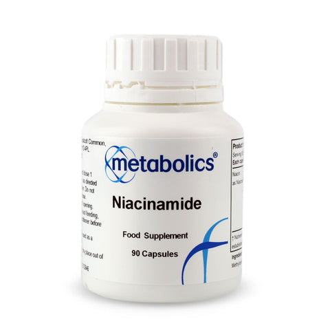 Niacinamide (Pot of 90 capsules) - Metabolics