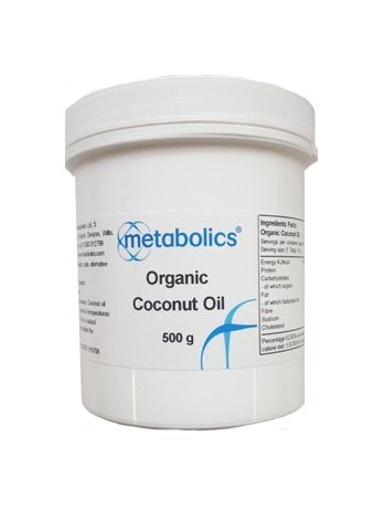 Organic Coconut Oil (500g) - Metabolics