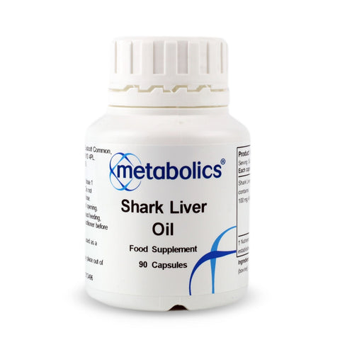 Shark Liver Oil (Pot of 90 capsules) - Metabolics