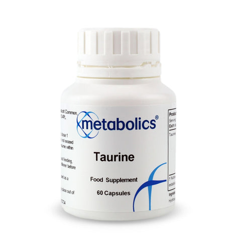 Taurine (Pot of 60 capsules) - Metabolics