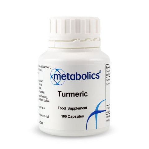 Turmeric (Pot of 100 capsules) - Metabolics