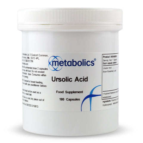 Ursolic Acid (Pot Of 180 Capsules) - Metabolics