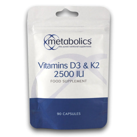 Vitamin D3 and K2 2500 IU - Metabolics