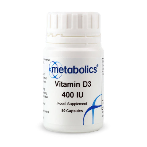 Vitamin D3 (Pot of 90 capsules) - Metabolics