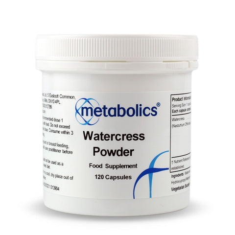 Watercress Powder (Pot of 120 capsules) - Metabolics