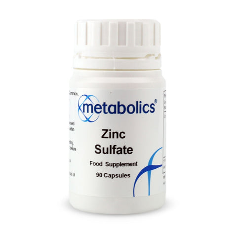 Zinc Sulfate (Pot of 90 capsules) - Metabolics